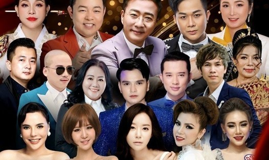 Dàn sao và các người đẹp góp mặt trong Hoa hậu Doanh nhân Việt Nam Thế giới 2022. Ảnh: BTC.
