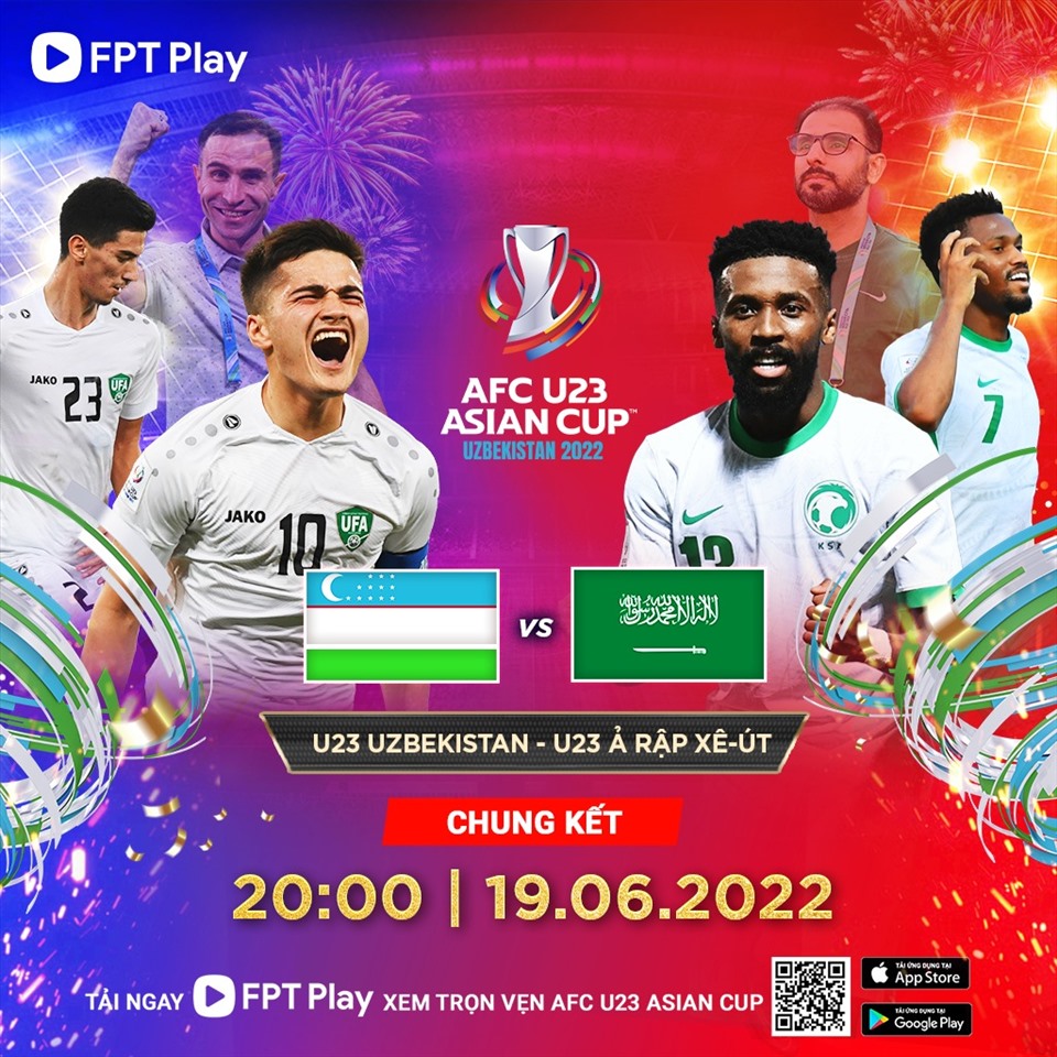 Xem trực tiếp chung kết U23 Uzbekistan vs U23 Saudi Arabia ở kênh nào?