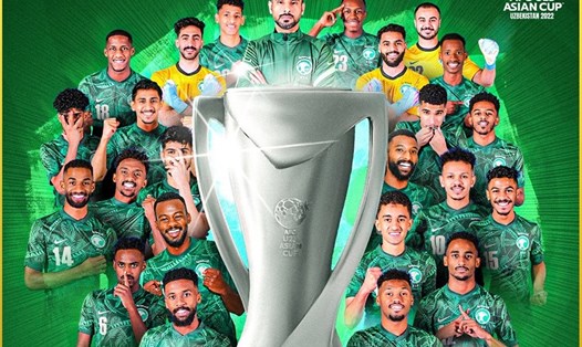 U23 Saudi Arabia vô địch U23 Châu Á 2022. Ảnh: AFC