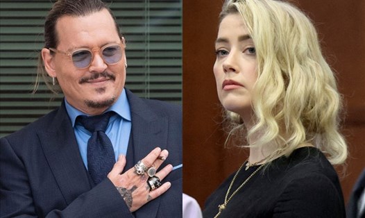 Johnny Depp thắng kiêm Amber Heard sau 6 tuần tố tụng căng thẳng. Ảnh: AFP.