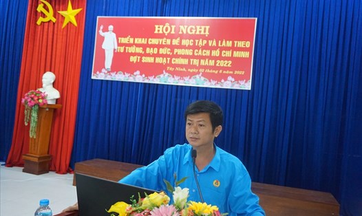 Ông Trần Lê Duy triển khai chuyên đề học tập và làm theo tư tưởng, đạo đức, phong cách Hồ Chí Minh năm 2022