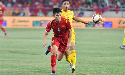 U23 Thái Lan chạm trán U23 Việt Nam tại vòng chung kết U23 Châu Á 2022. Ảnh: Thanh Vũ
