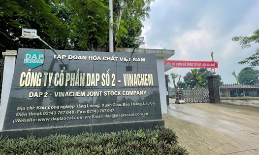 Công ty Cổ phần DAP 2 - Vinachem hiện chưa nhận được thông báo về việc mình là tác nhân chính khiến hàng trăm hecta cây trồng bị táp lá, chết khô bất thường. Ảnh: CTV
