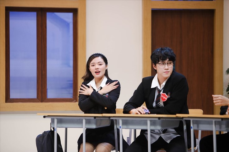 Lớp học hoàn mỹ: Vũ Thịnh bị phản ứng vì nhận xét Fanny giống con trai Lớp học hoàn mỹ: Vũ Thịnh bị phản ứng vì nhận xét Fanny giống con trai