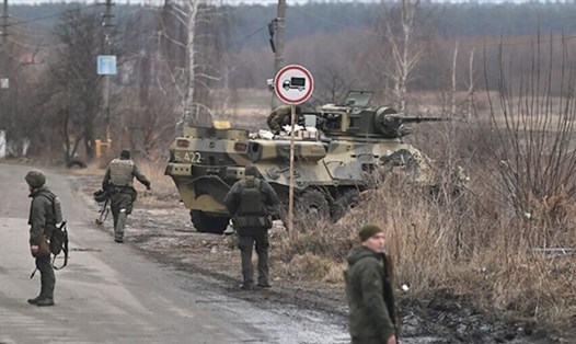 Lực lượng Nga ở Ukraina. Ảnh: AFP