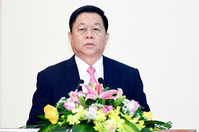 Đồng chí Nguyễn Trọng Nghĩa, Bí thư Trung ương Đảng, Trưởng Ban Tuyên giáo Trung ương. Ảnh: Quốc Chính