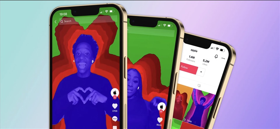 Apple ra mắt bộ lọc TikTok mới để quảng bá AirPods. Ảnh chụp màn hình