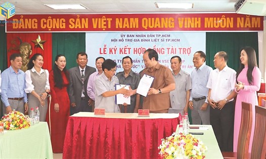 Chủ tịch HĐQT ông Nguyễn Thanh Ngà tài trợ 5 ngôi nhà cho Hội hỗ trợ gia đình liệt sĩ TP.HCM