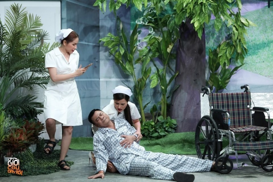 Thử thách của Vũ Thu Phương trong chương trình. Ảnh: NSX. Thử thách của Vũ Thu Phương trong chương trình. Ảnh: NSX.