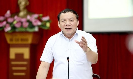 Bộ trưởng Bộ Văn hoá - Thể thao và Du lịch Nguyễn Văn Hùng. Ảnh: T.L