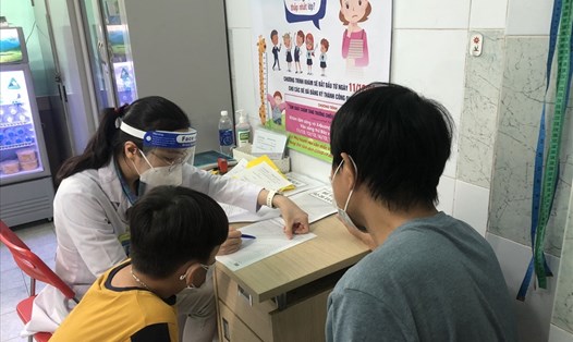 Chương trình tầm soát chậm tăng trưởng chiều cao trẻ em được bệnh viện Nguyễn Tri Phương, TPHCM, thực hiện thường niên, nay đã bước sang năm thứ 6. Ảnh: Vương Minh