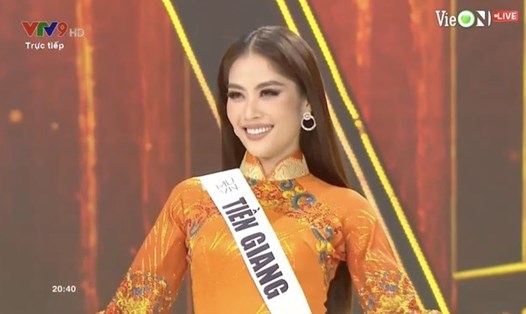 Lệ Nam thắng giải thưởng "best face" tại bán kết Hoa hậu Hoàn vũ Việt Nam 2022. Ảnh: CMH.