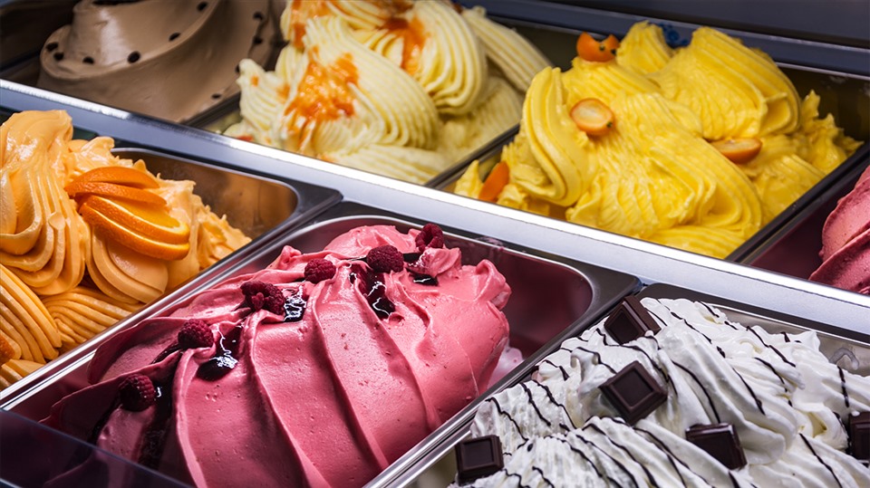 Món kem Gelato của nước Ys