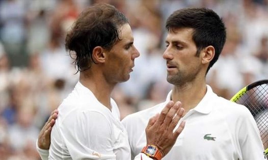 Nếu muốn đối đầu trực tiếp tại Wimbledon 2022, Rafael Nadal và Novak Djokovic phải vào đến chung kết. Ảnh: Wimbledon