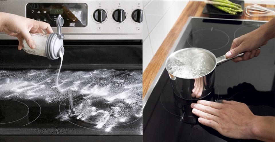 Thường xuyên làm sạch mặt bếp từ để tăng tuổi thọ sử dụng cho bếp nhà bạn. Ảnh: Doãn Hằng