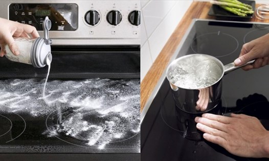 Thường xuyên làm sạch mặt bếp từ để tăng tuổi thọ sử dụng cho bếp nhà bạn. Ảnh: Doãn Hằng