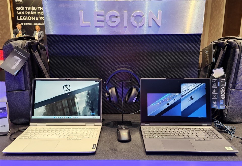 Laptop gaming Legion cao cấp mới của Lenovo. Ảnh: DNCC.