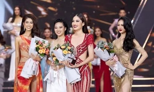 Lệ Nam là một trong những gương mặt gây chú ý tại Hoa hậu Hoàn vũ Việt Nam. Ảnh: NSCC.