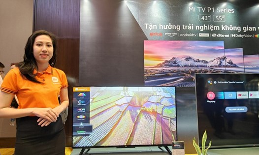 TV Xiaomi được bán tại Việt Nam còn ghi dấu ấn lần đầu tiên được sản xuất và lắp ráp tại Việt Nam. Ảnh: DNCC.