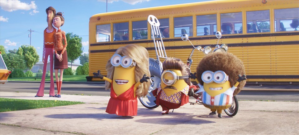 Bom tấn hoạt hình "Minions: Sự trỗi dậy của Gru". Ảnh: CGV. Bom tấn hoạt hình "Minions: Sự trỗi dậy của Gru". Ảnh: CGV.