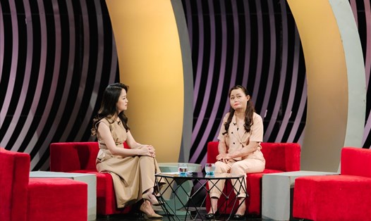 Chị Lê Thị Kim Ngân là gương mật khách mời trong chương trình "Trạm yêu tương số 26. Ảnh: VTV