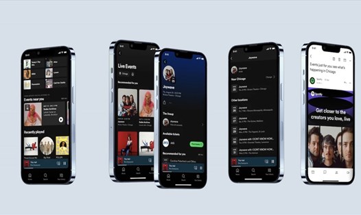 Spotify cập nhật bảng tin mới trên điện thoại thông minh. Ảnh: Chụp màn hình