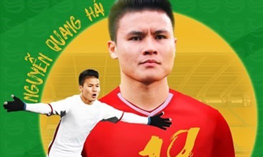 Cầu thủ Quang Hải.