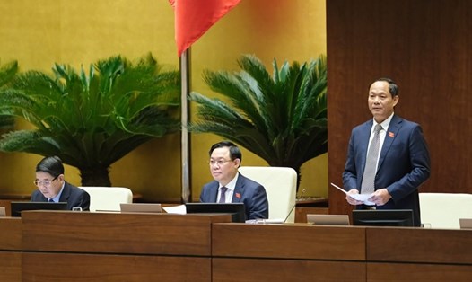 Phó Chủ tịch Quốc hội Trần Quang Phương làm trưởng đoàn giám sát. Ảnh: QH