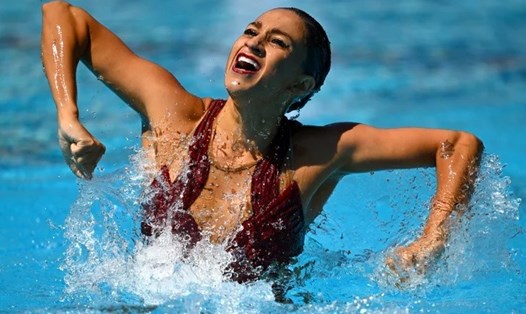 Vận động viên bơi Anita Alvarez 2 lần bị ngất khi đang thi đấu trong vòng chưa đầy 1 năm. Ảnh: Marca