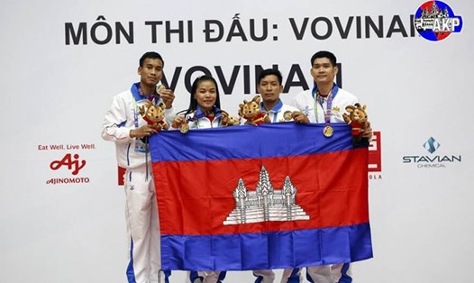 Campuchia tự tin sẽ tạo bước đột phá về thành tích tại SEA Games 32 trên sân nhà. Ảnh: Khmer Times