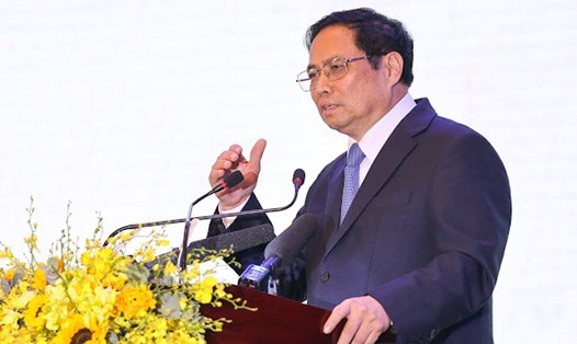 Thủ tướng Phạm Minh Chính tham dự Diễn đàn đầu tư Đà Nẵng 2022. Ảnh: Chinhphu.vn