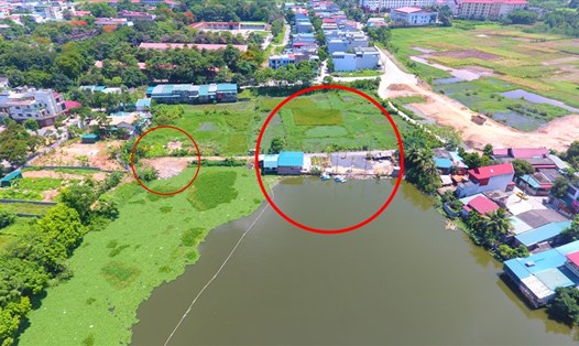 Hồ Thịnh Lang giữa lòng thành phố Hòa Bình bị lấn chiếm, xây dựng trái phép