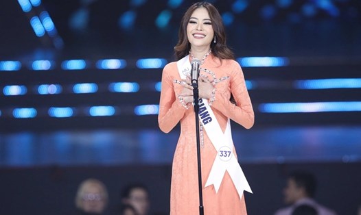 Lệ Nam gây tiếc nuối khi bị loại khỏi top 10 Hoa hậu Hoàn vũ Việt Nam 2022. Ảnh: MUV.