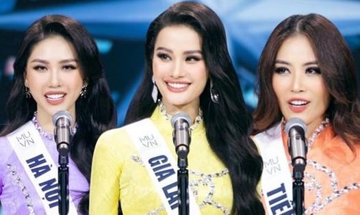 Lệ Nam, Hương Ly... là những thí sinh thuyết trình chưa tốt ở top 16 Hoa hậu Hoàn vũ Việt Nam 2022. Ảnh: MU.