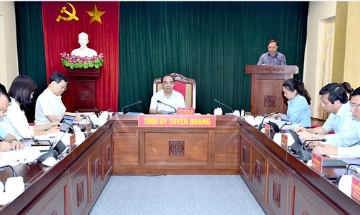 Ông Chẩu Văn Lâm, Ủy viên BCH Trung ương Đảng, Bí thư Tỉnh ủy làm Trưởng Ban Chỉ đạo phòng chống tham nhũng, tiêu cực tỉnh Tuyên Quang.