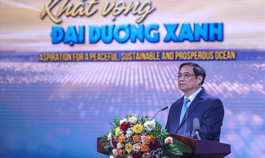 Thủ tướng Chính phủ Phạm Minh Chính phát biểu tại chương trình. Ảnh: T.Vương