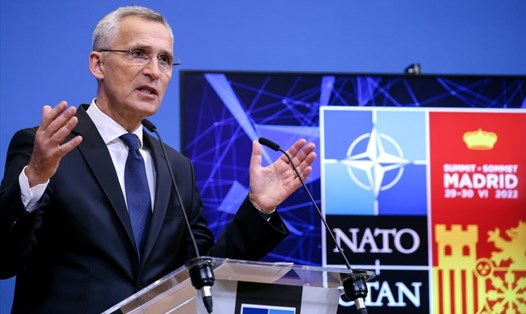 Tổng thư ký NATO Jens Stoltenberg. Ảnh: AFP