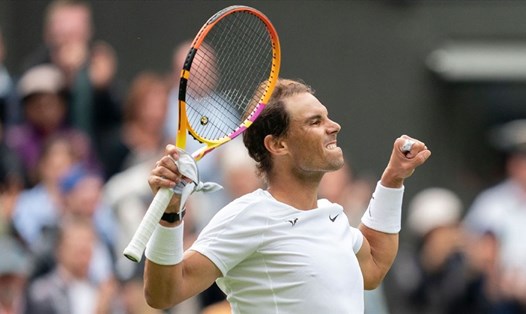 Rafael Nadal giành vé vào vòng 2 Wimbledon không quá vất vả. Ảnh: Wimbledon