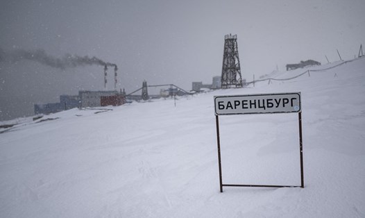 Thị trấn khai thác mỏ Barentsburg trên quần đảo Svalbard là nơi có đông đảo người Nga sinh sống. Ảnh: AFP