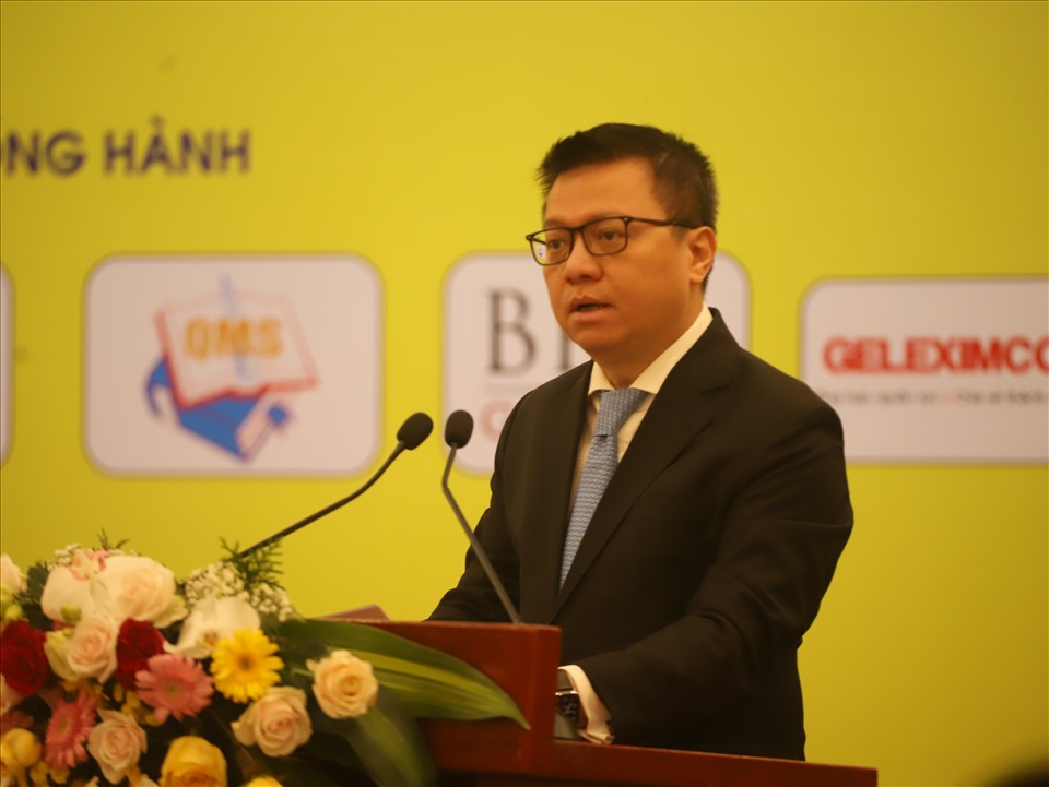 Ông Lê Quốc Minh - Tổng Biên tập Báo Nhân Dân, Phó Trưởng Ban Tuyên giáo Trung ương, Chủ tịch Hội Nhà báo Việt Nam. Ảnh: T.Vương