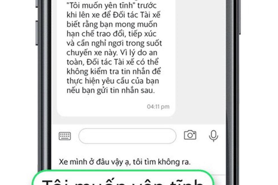 Grab nâng cao trải nghiệm dịch vụ cho người dùng "Chuyến xe yên lặng" Grab nâng cao trải nghiệm dịch vụ cho người dùng "Chuyến xe yên lặng"