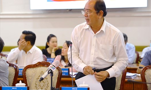 Giám đốc Sở Y tế TPHCM Tăng Chí Thượng. Ảnh: Trung tâm báo chí TPHCM