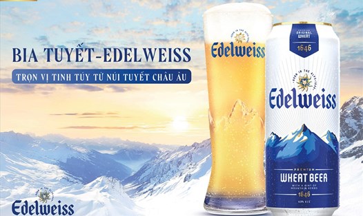 Heineken Việt Nam lần đầu tiên ra mắt bia tuyết - Edelweiss