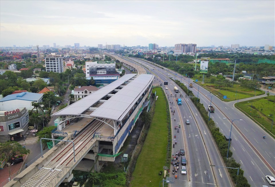 Dọc metro số 1 trong tương lai sẽ có 10 khu đô thị.  Ảnh:  Anh Tú