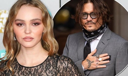 Con gái nam tài tử Johnny Depp dành sự ủng hộ trong vụ kiện của cha với vợ cũ. Ảnh: Xinhua