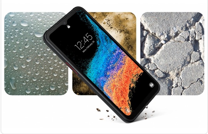 Mẫu máy Samsung Galaxy XCover 6 Pro có thể tháo rời pin. Ảnh chụp màn hình