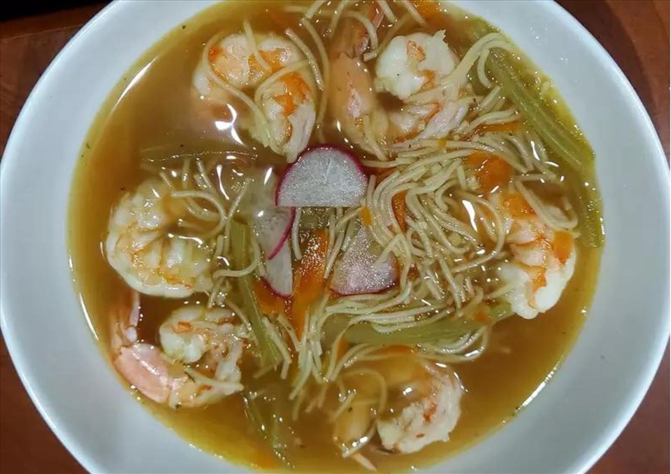 Món bún tôm thơm ngon, đậm vị. Ảnh: Allrecipes