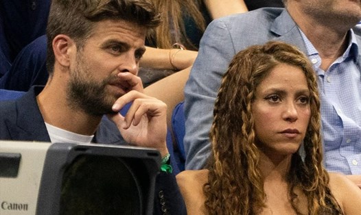 Gerard Pique và Shakira đã có tuyên bố chính thức về việc ly thân. Ảnh: Latestusnews