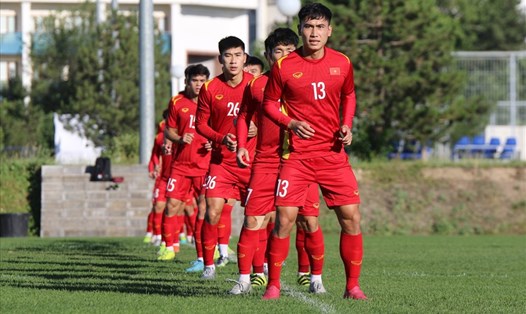 U23 Việt Nam tiếp tục tự tin chơi bóng dù gặp đối thủ mạnh như U23 Hàn Quốc. Ảnh: VFF