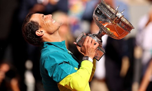 Trong một thời gian rất dài nữa, khó có tay vợt nào vượt qua được vị thế của Rafael Nadal tại Roland Garros. Ảnh: Roland Garros